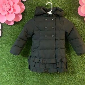 Gymboree puffer ruffle coat